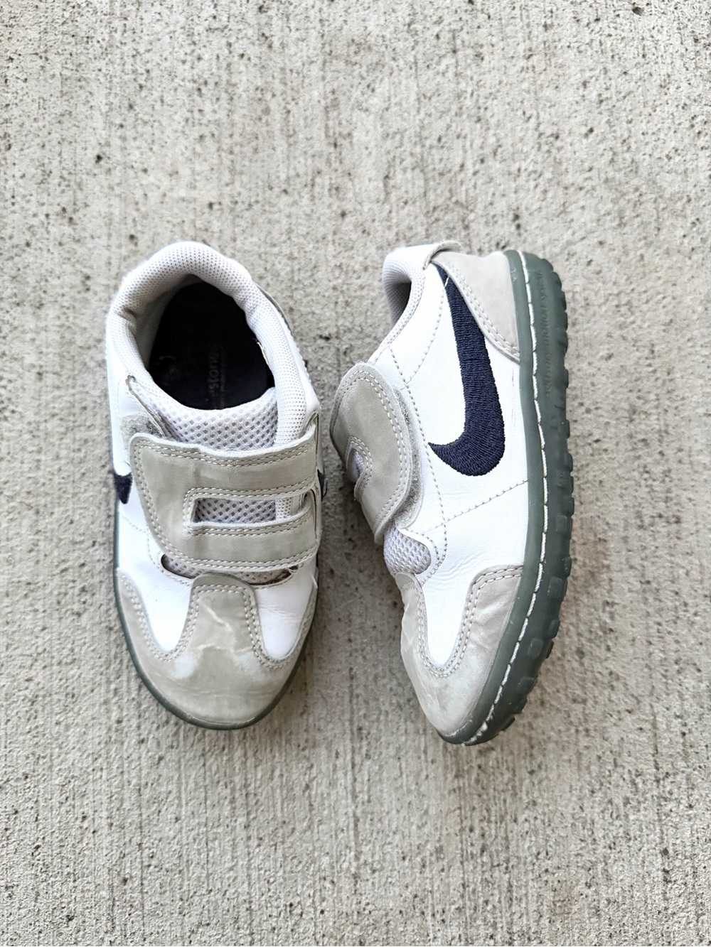 Nike SMS Roadrunner 2 Toddler Shoes White Obsidian Pure Platinum Size 8C